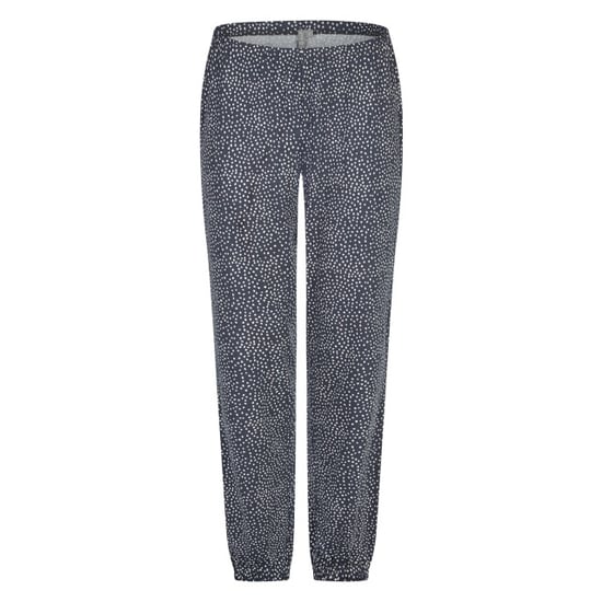 By Louise Dames pyjama set lang katoen donkerblauw/wit gestipt - Image 2