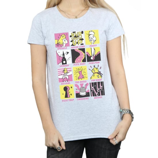 Li-cense Disney dames tinkerbell vierkantjes katoen t-shirt - Image 3