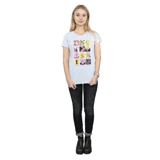 Li-cense Disney dames tinkerbell vierkantjes katoen t-shirt - Image 4