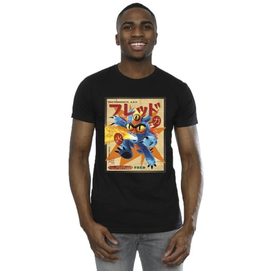 Li-cense Disney heren big hero 6 baymax fred krant t-shirt - Image 3