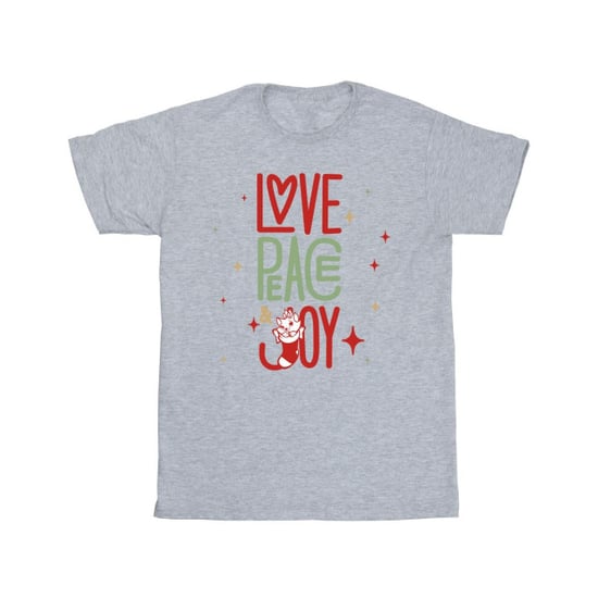 Li-cense Disney heren the aristocats marie love peace joy t-shirt - Image 1