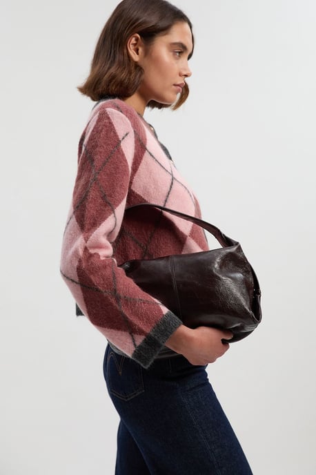 Premium Alpaca Wool Blend Fairisle Knitted Cardigan - Image 1