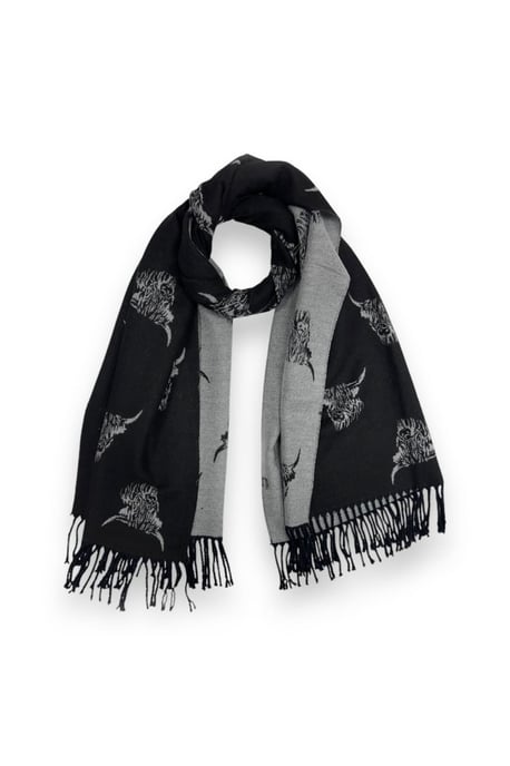 Highland Cow Reversible Scarf - Image 3