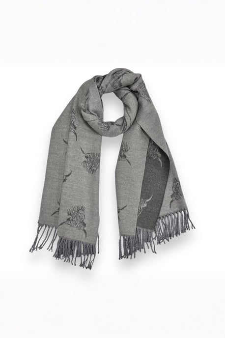 Highland Cow Reversible Scarf - Image 3