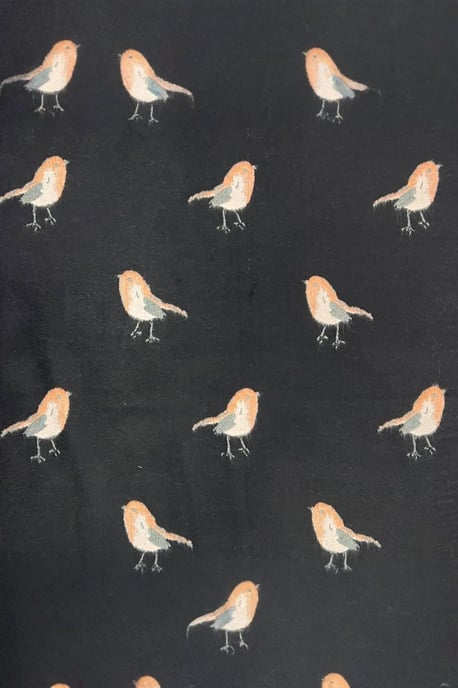 Robin Embroidered Reversible Scarf - Image 4