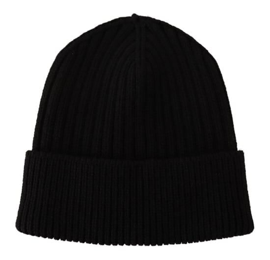 Dolce & Gabbana Black Wool Knit Women Winter Dameshoed - Image 5