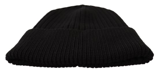 Dolce & Gabbana Black Wool Knit Women Winter Dameshoed - Image 6