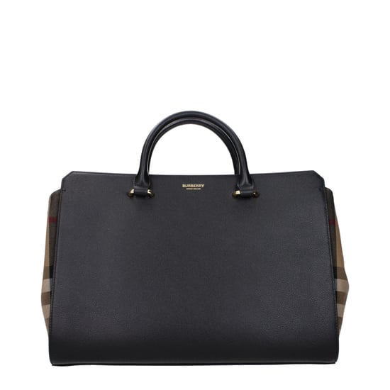 Black Leather Handbag - Image 1
