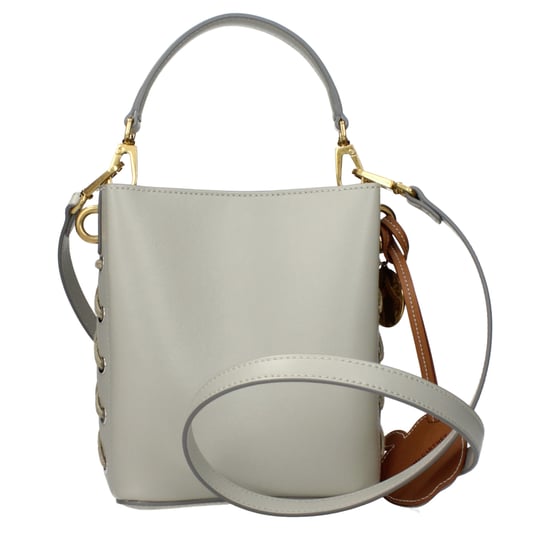 Gray Leather Handbag - Image 2