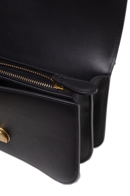 Zwarte Leren Love Bell Classic Schoudertas - Image 3