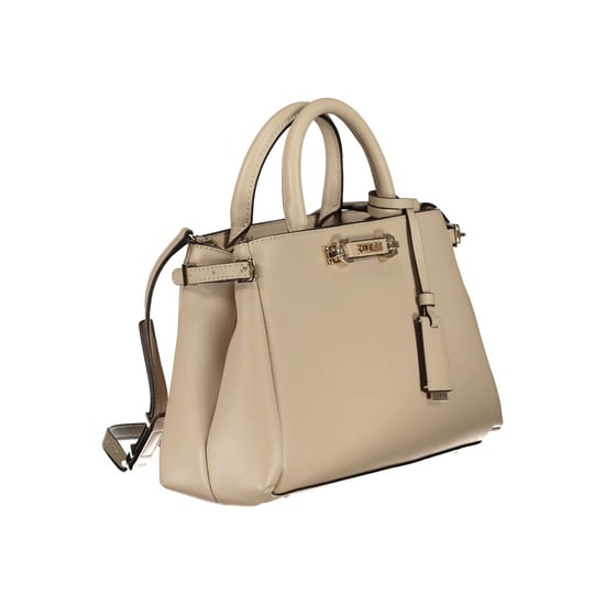 Beige Polyethylene Handbag - Image 2