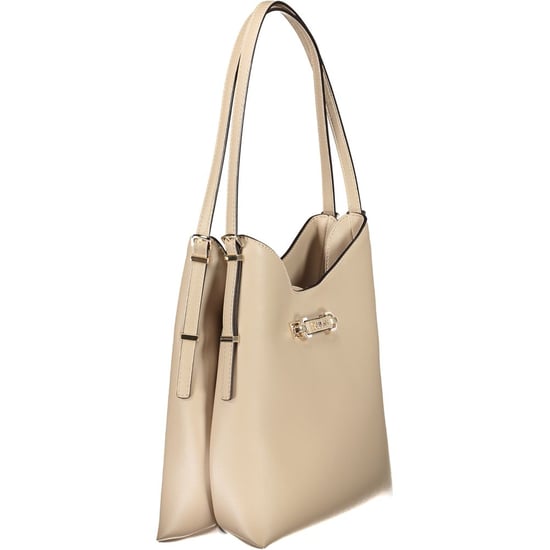 Beige Polyeten Handväska - Image 2