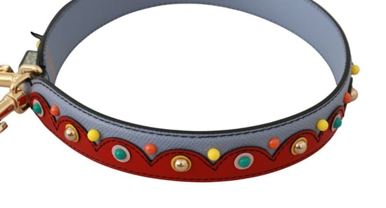 Dolce & Gabbana Elegant Flerfärgad Läder Axelrem för Män - Image 2