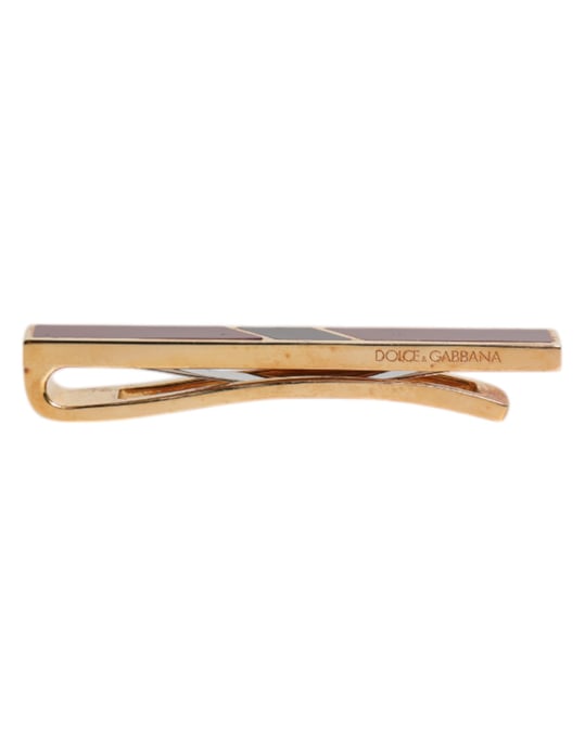 Multikleur Gouden Messing Stropdashouder - Image 3
