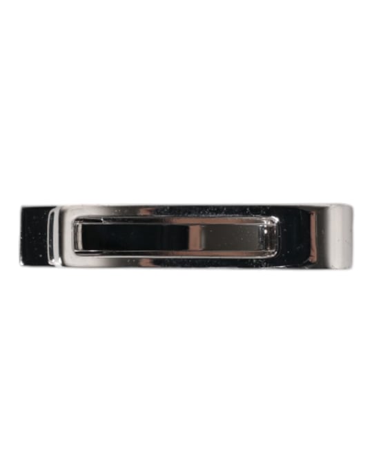 Zilveren Messing Logo Geklemd Stropdas Clip Bar - Image 2