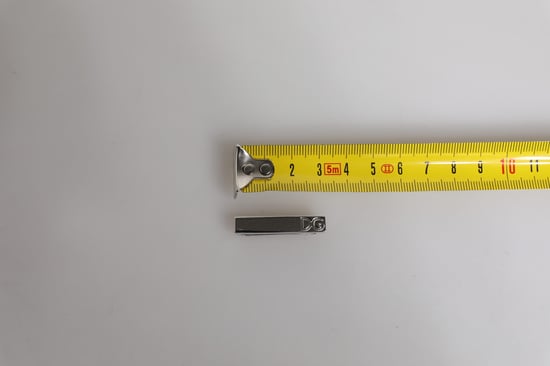 Zilveren Messing Logo Geklemd Stropdas Clip Bar - Image 4
