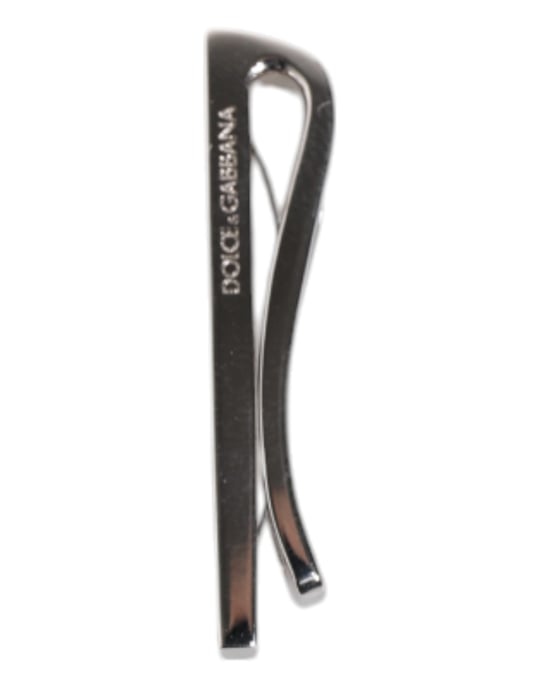 Zilverkleurige Messing Logo Gepersonaliseerde Dassenclip - Image 3