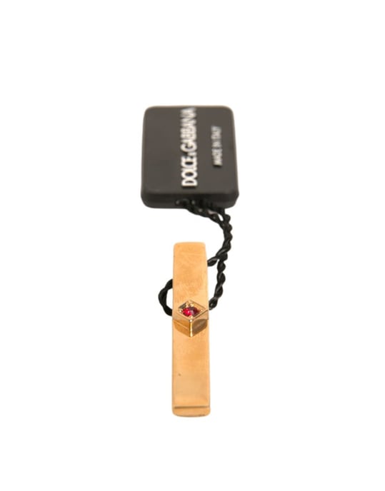 Gouden Stropdasclip met Robijnaccent - Image 5