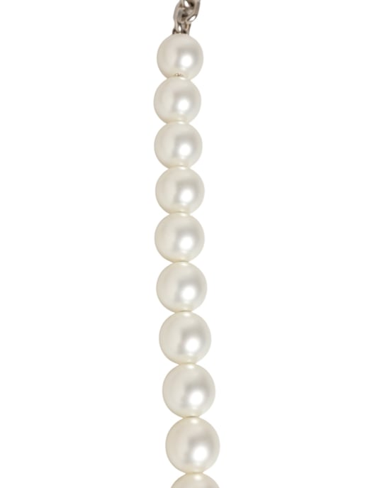 Zwart Lederen Pareltasje Schouderband Accessoire - Image 3