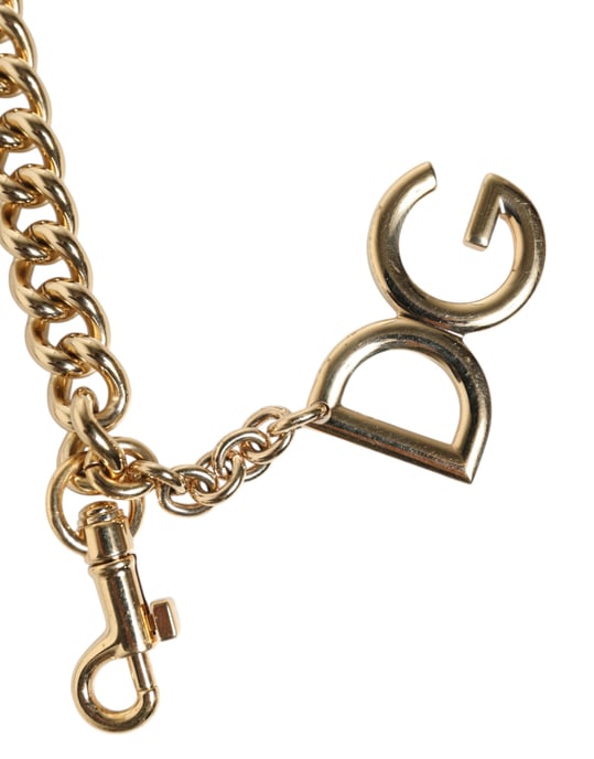 Bruin Luipaard Gouden Messing Ketting Accessoire Schouderband - Image 2
