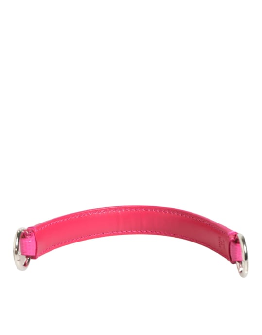Roze Versierde Leren Tas Handvat Dames Schouderband - Image 3