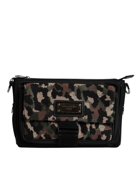 Multicolor Leoparden Jacquard Schoudertas - Image 1