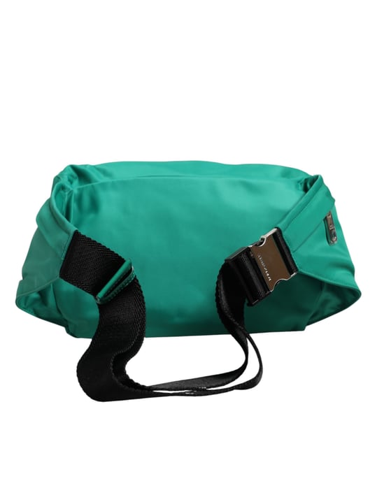 Groene Logo Plaque Nylon Heuptas Mannen Borse Tas - Image 3