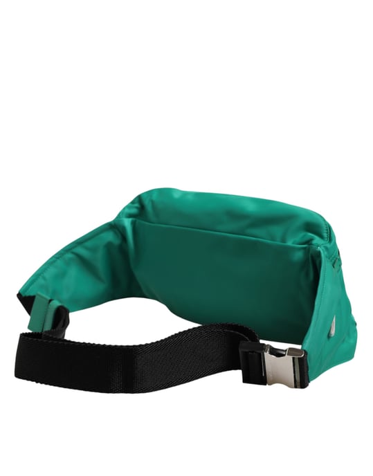 Groene Logo Plaque Nylon Heuptas Mannen Borse Tas - Image 4