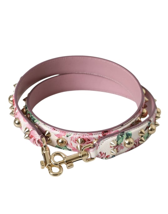 Roze Bloemen Handtas Accessoire Schouderband - Image 1