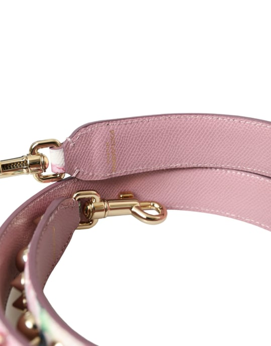 Roze Bloemen Handtas Accessoire Schouderband - Image 3