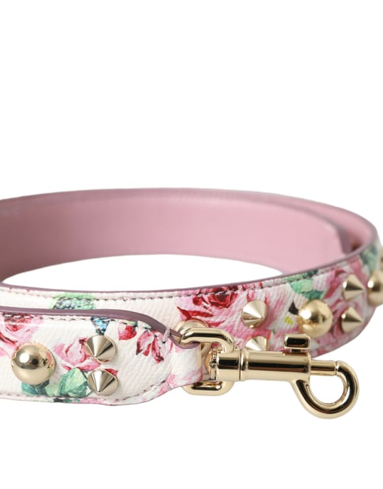 Roze Bloemen Handtas Accessoire Schouderband - Image 4