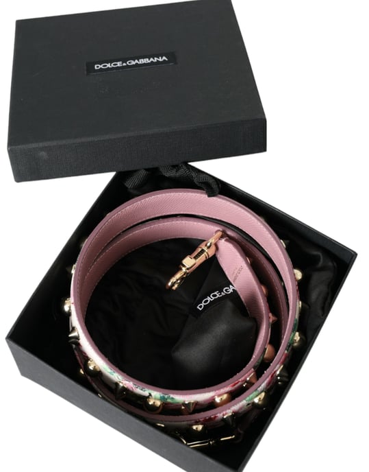 Roze Bloemen Handtas Accessoire Schouderband - Image 5