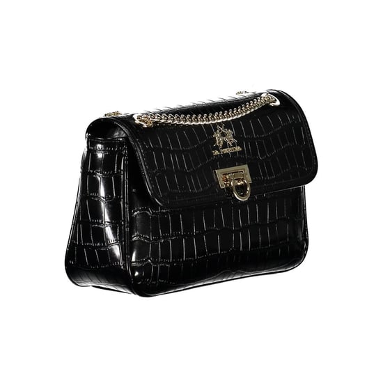 La Martina Svart Polyeten Handväska - Image 3
