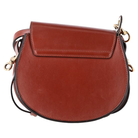 Chloé Small Tess Shoulder Bag in Brown Calfskin Leather - Image 3