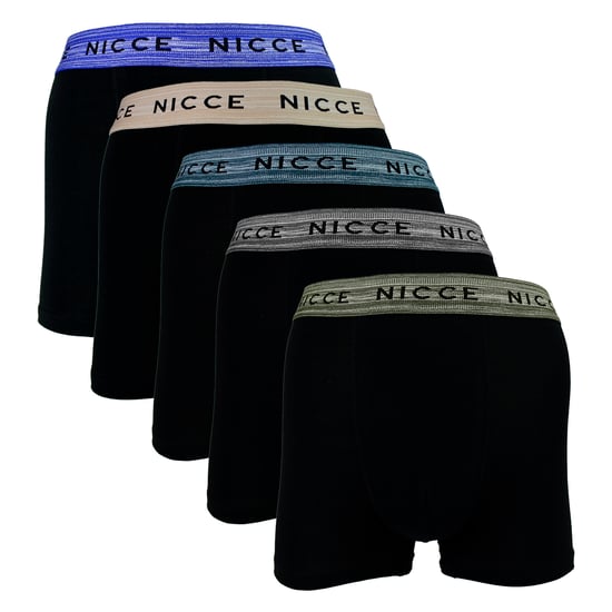 5 Pack Mens Boxers ADDRE - Soft Breathable Cotton Everyday Underwear - Image 1