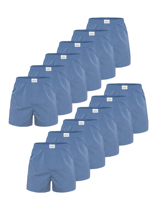 Lakeford & Sons Men Boxer American Boxershorts Herren 12-Pack in klassischen Designs - Image 1