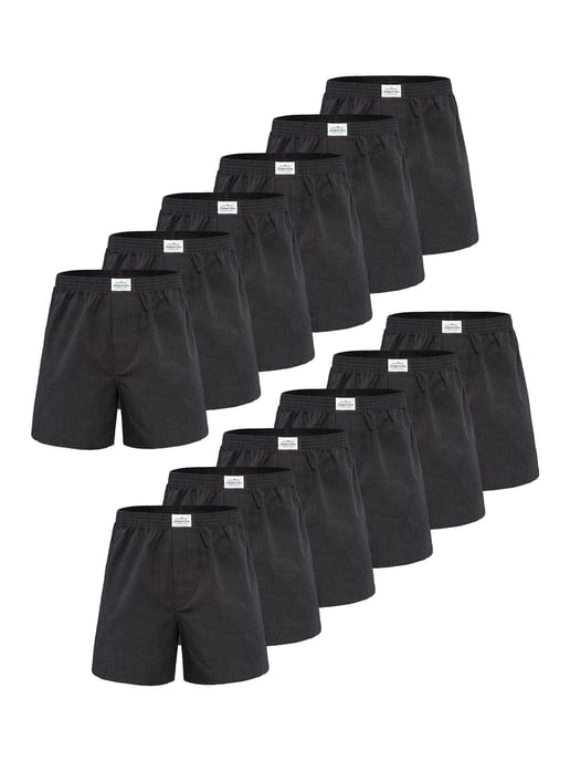 Lakeford & Sons Men Boxer American Boxershorts Herren 12-Pack in klassischen Designs - Image 1
