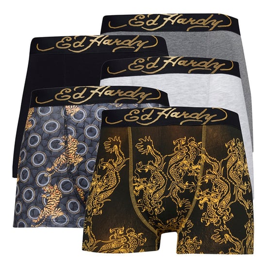 5 Pack Mens Cotton Breathable Boxers Underwear - Carno Collection - Image 1