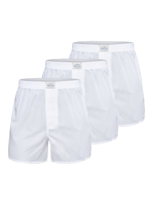 Lakeford & Sons Män Boxare American Boxershorts Herren 3-Pack in klassischen Designs - Image 1