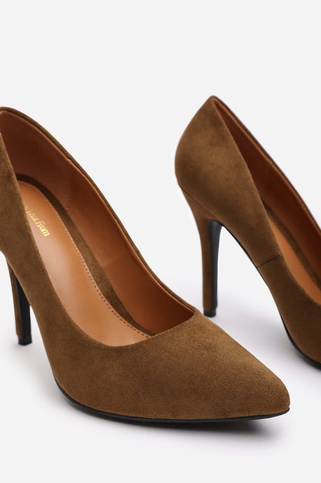 Wheres That From Womens 'Uriah' Suede Pointed Toe High Heel Pumps - Image 4