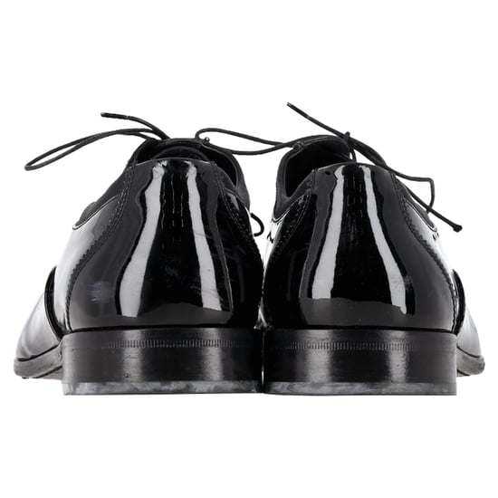 Salvatore Ferragamo Lace-Up Oxford Shoes in Black Patent Leather - Image 5