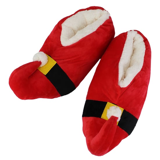 Unisex Christmas Soft Santa Slippers - Image 3