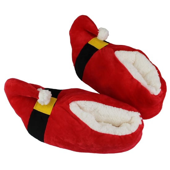 Unisex Christmas Soft Santa Slippers - Image 5