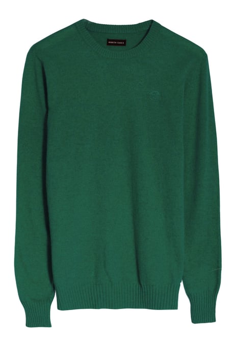 Crew Neck Wool Blend Jumper - Image 1