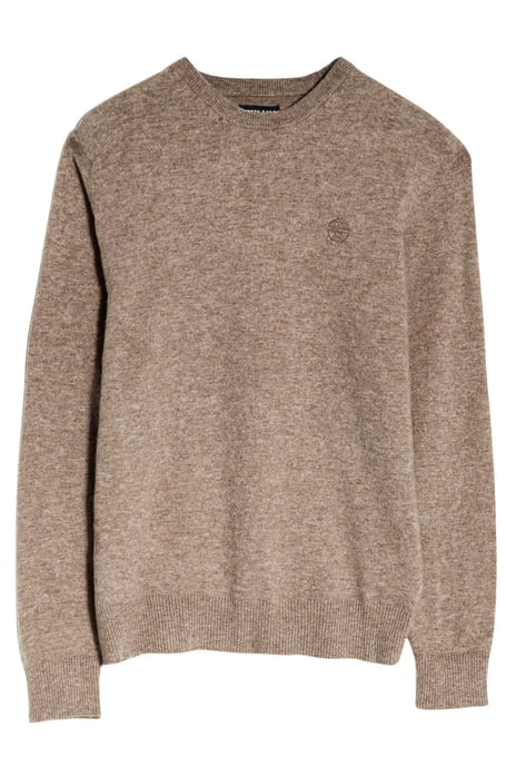 Crew Neck Wool Blend Jumper - Image 2