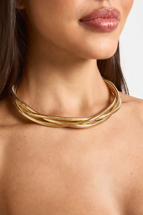 Snake Rope Twisted Necklace - Image 1