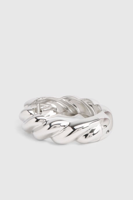 Twist Detail Snap Bangle - Image 2