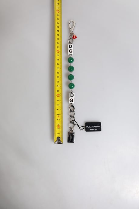 Zilverkleurige Messing Kralen Dobbelsteen Logo Versier Charm Armband - Image 3