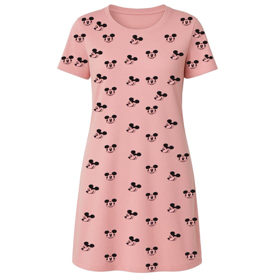 Disney Mickey Head AOP Womens Pink Sleep T-Shirt - Image 1
