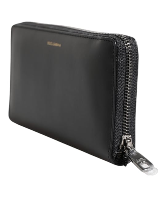 Zwart Blauw Exotisch Leer Geïmpregneerd Continental Portemonnee - Image 3